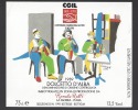 Etiquette De Vin Dolcetto D´Alba 1989-Centenaire De La Confédération Italienne Du Travail 1891/1991- Bottiglie (Italie) - Muziek & Instrumenten