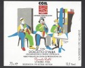 Etiquette De Vin Dolcetto D´Alba 1989-Centenaire De La Confédération Italienne Du Travail 1891/1991- Bottiglie (Italie) - Musica