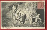 MBG-23  Grottes De La Balme. Isère, Caravane Allant Aux Petits BAssins. Affranchissement Frontal 1905 - La Balme-les-Grottes