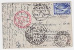 DR MiNr. 438Y EF - Südamerikafahrt 2 Mark Auf Postkarte Zeppelinpost - Correo Aéreo & Zeppelin