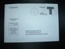 LETTRE T L'EXPANSION VALABLE DU 1.9.83 AU 31.8.86 OBL.MEC.13-9-1985 95 ROISSY PPAL AEROPORT CH. DE GAULLE - Cartes/Enveloppes Réponse T