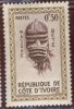 Côte D´Ivoire - Neuf - Y&T 1960 N° 181 Masque Bête 50c - Unused Stamps