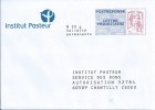 LETTRE FRANCE POSTREPONSE Poste Reponse Entier Marianne INSTITUT PASTEUR - Malattie