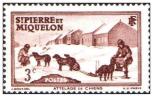 SAINT PIERRE ET MIQUELON - YT 168 NEUF - ATTELAGE (1938) - Unused Stamps