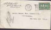 Canada A. E. OSLER & Co., Slogan Flamme "Canadian National Exhibition" TORONTO Ont. 1927 Cover Lettre NEW YORK USA - Brieven En Documenten