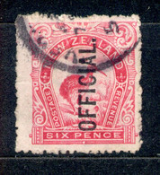 Neuseeland New Zealand 1907 - Michel Nr. Dienst 5 O Official - Dienstzegels