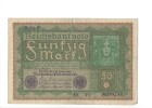 13165 -  Reichsbanknote 50 Mark 24.06.1919 AH B 208,712 - 50 Mark