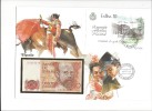 13171 -   Lettre Billet 200 Pesetas 16.09.1980 Cover Exfilna 18.10.1985 - Other & Unclassified