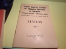 Chambre Sydicale Nationale Des Entreprises Industrielles De Boulangerie Statuts Lille 1963  Statut - Derecho