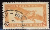 Indochine - Oblitéré - Y&T 1933 N° 12 Poste Aérienne 2pi Jaune-orange - Aéreo