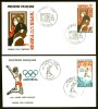 2 LETTRES FDC POLYNÉSIE FRANCAISE-  ARPHILA 75 + J.O. MONTRÉAL- TIMBRES P.A. N°92- 96 -  CAD DU 29-5-75- + 15-10-75- - Storia Postale