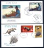 2 FDC POLYNÉSIE FRANCAISE ARTISTES + AFARS ET ISSAS FAUNE- TIMBRES N° 40 + 397-98-   1970- 75- - Briefe U. Dokumente