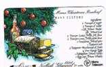 ISLE OF MAN - MANX TELECOM CHIP - MANX CHRISTMAS BUNLOAF 1994  -  (USED) CODE1IOM - RIF. 7745 - Noel