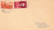 CO23 - ETIOPIA - Busta Dall' Etiopia A Silver Spring (USA) Del 4/3/1937 Con Cent 50 Carminio E 75 Giallo   Leggi... - Etiopia