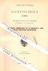 Original Patent - Hetzler , Kolb & Karcher In Beckingen , 1879 , Durchbrochene Sommerladen , Fensterbau , Fenster !!! - Kreis Merzig-Wadern