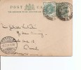 Grande-Bretagne ( EP + Affranchissement Complémentaire De 1901 De Edimboug En Ecosse  Vers L'Allemagne à Voir) - Cartas & Documentos