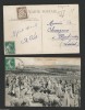 1905 French Occupied Colonies Algeria DJELFA Post Card Taxe To Loiret France - Lettres & Documents