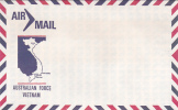 Australia 1967 Military Forces Envelope Used In Vietnam Unused - Lettres & Documents