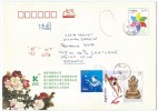 CHINE ENVELOPPE ENTIER POSTAL COMPLETEE AVEC DES TIMBRES - Brieven En Documenten