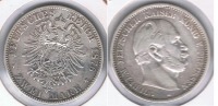 ALEMANIA  DEUTSCHES REICH 2 MARK A 1876 PLATA SILVER S2 - 2, 3 & 5 Mark Argent