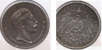 ALEMANIA  DEUTSCHES REICH 5 MARK A 1903 PLATA SILVER S - 2, 3 & 5 Mark Silber