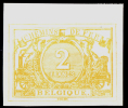 Belgium Railroad Stamp Imperforate (proof?) Scott Q15 - Autres & Non Classés