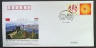 PFTN.WJ2012-04 CHINA-TAJIKISTAN DIPLOMATIC COMM.COVER - Lettres & Documents