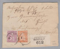 Heimat AG Zeihen 1881-06-06 Pocket-NN-Teil Sitzende 50+20Rp. - Covers & Documents