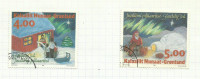 Groenland  N°242, 243 Cote 5.25 Euros - Used Stamps
