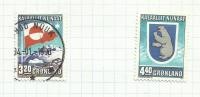 Groenland  N°183, 184 Cote 4.25 Euros - Usati