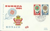 =MONACO 1964  Europa - Covers & Documents