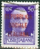 ITALIA, ITALY, ITALIE, OCCUPAZIONE ANGLOAMERICANA NAPOLI, 1943, , VITT. EM. III, FRANCOBOLLO USATO, Sassone 12 - Occup. Anglo-americana: Napoli