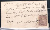 1869.-  MONTEMAYOR (CÓRDOBA) A MADRID - Lettres & Documents