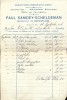 Faktuur Facture - Rekening Kruidenierswaren Paul Samoey - Scheldeman - Roeselare 1928 - Alimentos