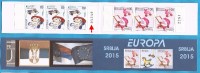 2015 EUROPA CEPT SERBIEN SRBIJA SERBIA  OLD TOYS  KINDER ALTE SPIELZEUGE  BOOKLET- TYP A3 - 2015