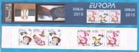 2015 EUROPA CEPT SERBIEN SRBIJA SERBIA  OLD TOYS  KINDER ALTE SPIELZEUGE  BOOKLET- TYP A2 - 2015
