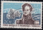 TAAF 1968 Yvert 25 O Cote (2015) 100.00 Euro Amiral Dumont D'Urville Cachet Rond - Usados