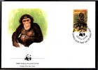 SIERRA LEONE  FDC  WWF  Panda  Singe Chimpanzes - Chimpanzés