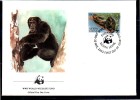 SIERRA LEONE  FDC  WWF  Panda  Singe Chimpanzes - Scimpanzé