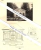 Photographien / Ansichten , 1919 , Mollis , Haus Dr. Schindler , Prospekt , Fotos , Architektur !!! - Mollis