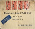 LETTRE ALGERIE 1939 - Par Avion - Pour Mrs Jean CABY & Cie - Oran RP Le 04.08.1939 -  Bon état - - Briefe U. Dokumente