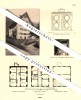 Photographien  / Ansichten , 1919 , Bilten Und Mollis , Das Ritterhaus , Prospekt , Fotos , Architektur !!! - Bilten