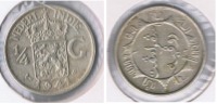 HOLANDA INDIA CUARTO  GULDEN 1941 PLATA SILVER S - Indes Néerlandaises