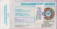 Transportation Ticket - Germany-Turkey-Passenger Ticket-Baggage Check-Dusseldorf-Antalya-Tur European Airways - Europe