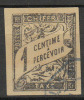 #89# COLONIES GENERALES TAXE N° 1 Oblitéré  (Faux) - Postage Due