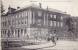 MERVILLE (Nord) - Ecole Communale Des Filles Et Pont Des Morts - Merville