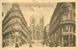 BRUXELLES - La Rue Et L'Eglise Ste-Gudule - Avenues, Boulevards