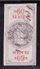 IMPOSTO DO SELLO - 60 REIS - MARGEM CURTA - Used Stamps