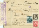 ESPAGNE 1937   Lettre Censura Republica - Nationalists Censor Marks