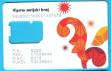 VIP  ( Croatie GSM SIM Card ) * USED - Without Chip * Croatia - Telekom-Betreiber